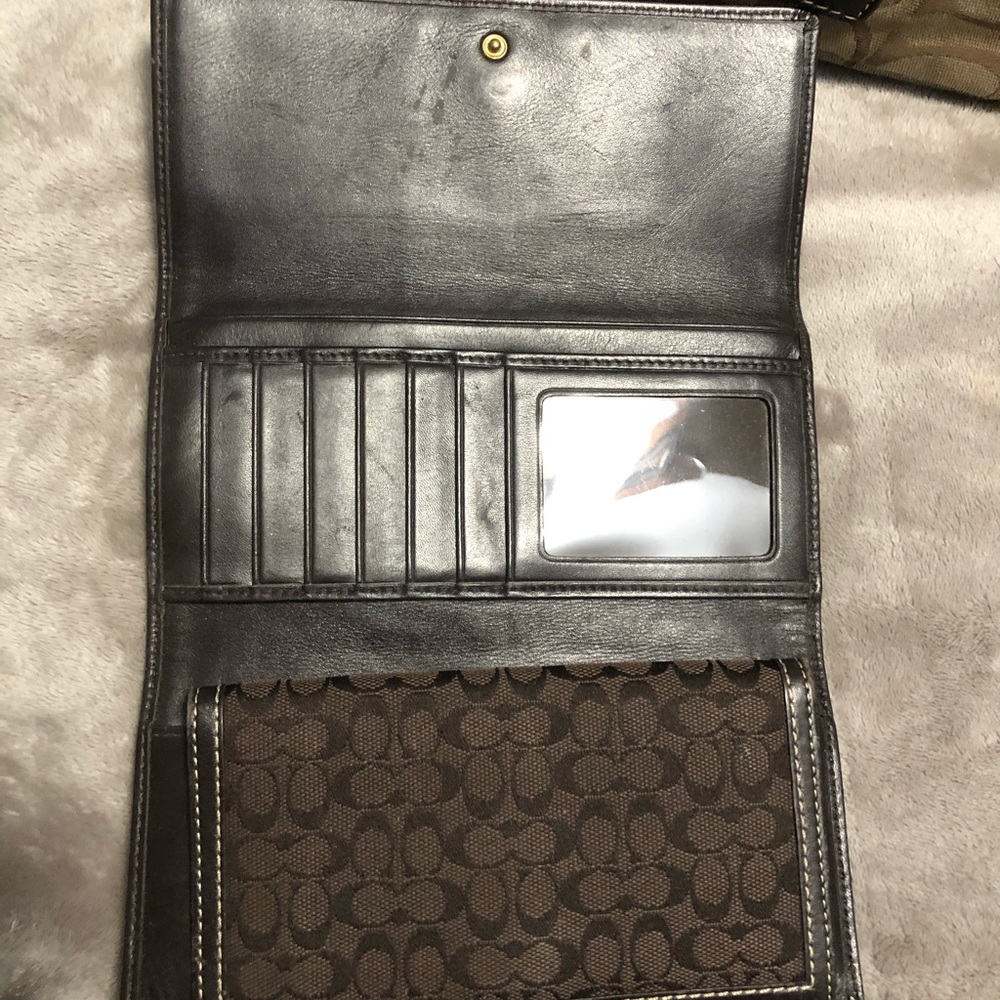 Coach bag and wallet